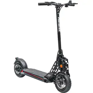Sıcak satış 10 inç lastik katlanabilir alüminyum alaşım 600w yetişkin 2 tekerlekli özelleştirilebilir davul fren elektrikli scooter