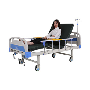 Baoxin Manual Nursing <b>Bed</b> Double Crank <b>Adjustable</b> Hospital <b>Bed</b> For Elderly Patients Care Home Use - Product Image 1