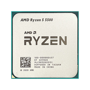 ซีพียูคอมพิวเตอร์ Ryzen 5 5500 R5 5500 3.6GHz ซีพียูแบบหกคอร์สิบสองเธรด 7 นาโนเมตร 65 วัตต์ ซ็อกเก็ต AM4 ซีพียูใหม่ R5 5500 R5 5500 3.6 GHz 6- - Product Image 1