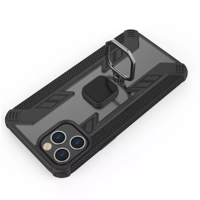 Shockproof TPU PC Kickstand Mobile Cover Mobile Phone Case With Bracket for iPhone 12 Pro