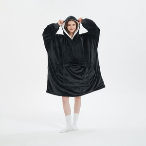 Sudadera de Sherpa de gran tamaño personalizada de fábrica, Sudadera con capucha eléctrica con calefacción personalizada de lana portátil - Product Image 3