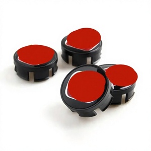 <span class=keywords><strong>Cache</strong></span>-moyeux de roue <span class=keywords><strong>58mm</strong></span> 69mm avec emblème autocollant pour HONDA, logo personnalisé, noir, argent, rouge - Product Image 1