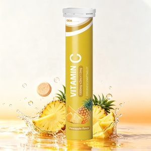Comprimés effervescents multivitaminés à formule OEM de marque privée pour le renforcement du système immunitaire et la vitamine C - Product Image 1