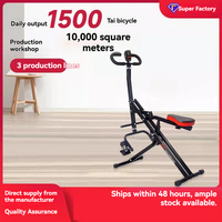 Máquina de equitación para entrenamiento de abdomen y piernas, máquina de ejercicio cardiovascular de bajo impacto para un entrenamiento de cuerpo completo