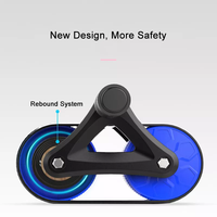Gym à domicile Fitness Abs équipement d'entraînement Abdominal Core Musculation Exercice AB Wheel Roller