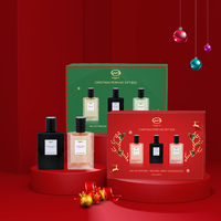 Nouvelle arrivée style de Noël populaire femmes cadeau logo personnalisé parfum léger parfum durable pour hommes ensemble de parfum de Noël