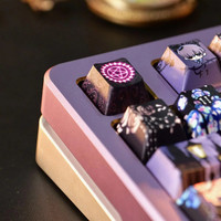 Personality Black But-ler Theme Keycaps Cherry/M-OA Profile PBT Dye Sublimation for Mx Switch 64/68/104/108 Mechanical Keyboard