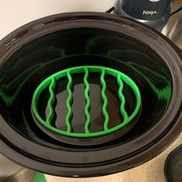 Ovaler Brat gestell Silikon-Brat gestell Dampf garer zum Backen Kochen Dampf-Schnell kochtopf