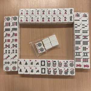 Mahjong occidental juif standard américain 30 mm, 166 tuiles, mélamine haute densité, design compact de voyage, cadeau pour les amateurs de Mahjong - Product Image 5
