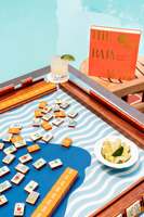 Nuevo Juego de Fichas de Mahjong Americano - Diseño Moderno de Alta Gama, Juego de Lujo para 4 Jugadores, Logotipo Grabado Personalizado, Acrílico, Entretenimiento