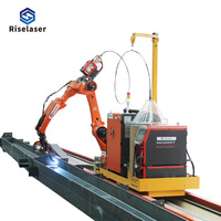 Programación inteligente sin enseñanza Robot gratuito Estructuras de acero en forma de H Robot Estructuras de acero Robot de soldadura láser automático