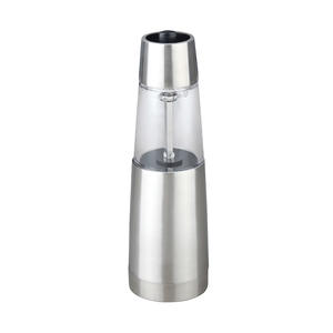 Moulin à poivre portable en acier inoxydable Mg706a, forme cylindrique avec couvercle métallique, pour les voyages et l'usage domestique, origine Zhejiang - Product Image 2