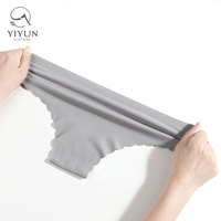 Nouveaux sous-vêtements féminins pas de ligne de culotte respirant confortable sans couture culotte Lingerie dames découpé au Laser Sexy une pièce slips