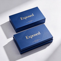 Boîte cadeau magnétique en papier de luxe personnalisée pour parfum, soins de la peau, maquillage, emballage cosmétique