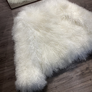 Giacca di Lusso in Vera <span class=keywords><strong>Pelliccia</strong></span> d'Agnello Mongola per Donna, Vendita all'Ingrosso - Product Image 6