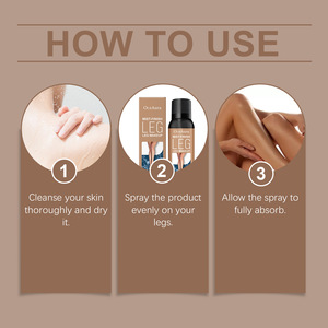 <span class=keywords><strong>Spray</strong></span> <span class=keywords><strong>Bronceador</strong></span> para <span class=keywords><strong>Piernas</strong></span>, Hidratante, Resistente al Agua y con Acabado Suave y Brillante para Uso en Exteriores - Product Image 3