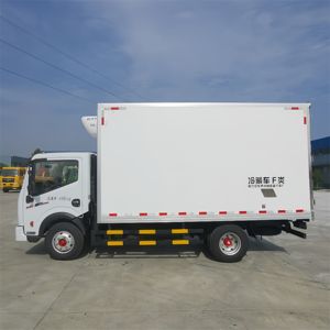 DF lIUQI 4x2 <span class=keywords><strong>camion</strong></span> réfrigéré 140HP choix de qualité supérieure pour chaîne froide maintien de la mer poisson congelé fruits de mer état privilégié - Product Image 3