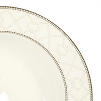 Service de table en porcelaine fine (20 pièces) avec motifs dorés pour 6 personnes – Nouvelle collection, directement de l'usine