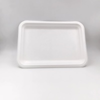 Plateau de cuisson jetable et compostable en fibre de bagasse de canne à sucre 14x10 pouces pour four