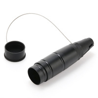 Protector de Conector de Cable de Fibra Óptica, Carcasa Protectora Metálica Impermeable, Cubierta Antipolvo para Exteriores, Resistente a Impactos