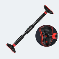 Barra de entrenamiento ajustable para el hogar, barra de ejercicios para hacer abdominales, barra horizontal para interiores