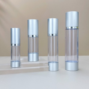 Flacon pompe sans air en aluminium doré ou argenté de luxe pour lotion cosmétique, 15 ml, 30 ml, 50 ml, 100 ml - Product Image 4