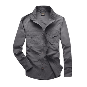 Chemise tactique de pêche à manches longues pour homme, printemps-été, softshell, vêtements de chasse légers - Product Image 6