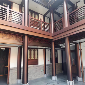 Перила для виллы, храма, балкона, лестницы, крыльца, парка, внутреннего двора в античном стиле из нержавеющей стали и алюминиевого сплава - Product Image 3