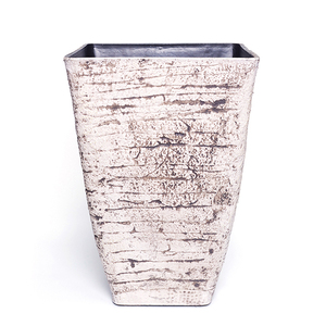 Jardinières de jardin décoratives Kailai home floor modernes, grands et grands pots de fleurs en résine, vieux vases en pierre - Product Image 6