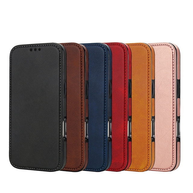 Luxury Magnetic Wallet Leather Case for Iphone 17 Pro Max 17 Air 16E 16 15 14 13 Mini 12 Pro Max 11 XR X XS Max Slim Flip Cover