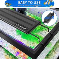 Support Solaire Double ou Rgv en Tortue UV Artificielle Rgb Lampe à Poissons Artificiels pour Réservoir de Plantes Vivantes 120Cm Aquarium Led Light