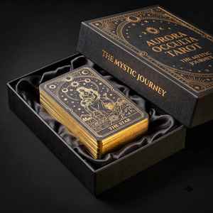 Fantasy Eco-Friendly Paper Tarot Card Deck Rounded Corners Glossy Finish Customized Double-Sided Playing Cards Collection - Product Image 3