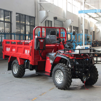 Quad ATV hydraulique à benne basculante pour travaux de construction, transport de sable et de pierres sur petits chantiers