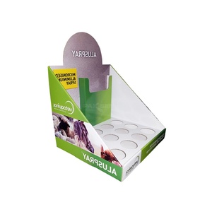 ชั้นวางยาแบบตั้งโต๊ะสำหรับร้านขายยา, ชั้นวางแสดงสินค้าแบบกระดาษแข็งสำหรับสเปรย์ - Product Image 6