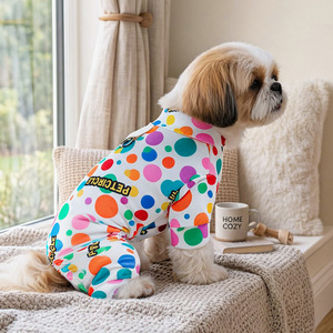 PETCIRCLE Ropa para Mascotas para Primavera y Otoño: Mono Floral Lindo y Suave para Perros Pequeños y Cachorros - Product Image 1