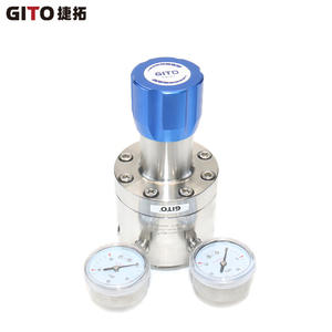 Vanne de réduction de pression à diaphragme monophasée en acier inoxydable GITO, vanne haute pression à double étage à haut débit - Product Image 4