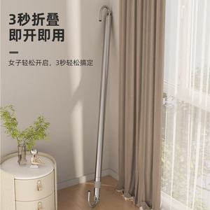 ราวตากผ้าสแตนเลส ปรับความสูงได้ ระเบียงในร่ม ราวตากผ้าแบบตะขอ รูปทรงกลม - Product Image 3
