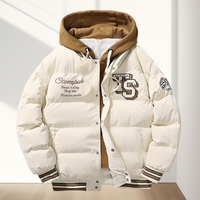 Veste d'hiver pour homme sur mesure, grande taille, épaisse, chaude et respirante, avec fermeture éclair, à capuche, décontractée, pour l'extérieur