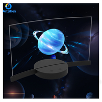 Póster Digital OLED Curvo Plateado Personalizable con Gama de Colores de 1.07B y 10 Bits, Brillo de 800cd, Uso en Interiores con Compartición de Punto de Acceso WiFi