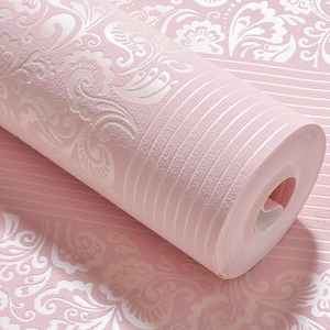 Şampanya avrupa 3D dikey şerit duvar kağıdı yatak odası oturma odası otel mühendisliği modern basit duvar kağıdı - Product Image 2