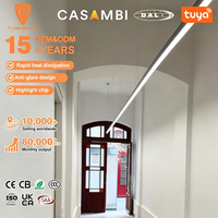 Lampu LED Linear Kontinu untuk Penerangan Kantor, Koridor, Toko Ritel, Komersial, dan Arsitektur