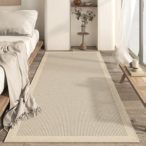 Alfombra de Estilo Japonés Moderno y Abstracto para Dormitorio o Sala de Estar, Silenciosa, con Base de TPR, 10 mm de Grosor, Antideslizante, Resistente <span class=keywords><strong>a</strong></span> la Suciedad, Hecha <span class=keywords><strong>a</strong></span> Máquina - Product Image 6