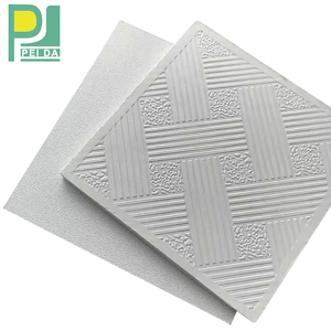 Plaques de plâtre revêtues de PVC blanc, <span class=keywords><strong>faux</strong></span> prix de <span class=keywords><strong>plafond</strong></span> en PVC - Product Image 1