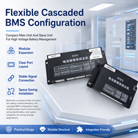 Système de gestion de batterie en cascade haute tension ECBMS 96S, Power Bank PCBA EC-HV-MC1+EC-HV-SC5+écran LCD 4,3 pouces CAN RS485