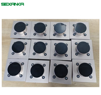 Système d'automatisation intelligent KNX SEXANKA ZF-KK-03GT-A en aluminium, interrupteurs muraux personnalisables pour la température