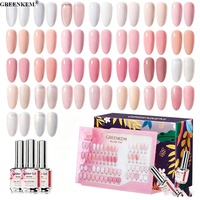 Gel de Construction 30 Couleurs avec Gel de Durcissement pour Extension Rapide des Ongles et Modélisation – Gel Constructeur Longue Durée pour Usage Professionnel en Salon