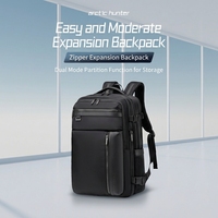 Sac à dos pour ordinateur portable Arctic Hunter, grande capacité extensible, imperméable, sac à dos de voyage en nylon, sac à dos écologique