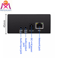 Microphone réseau à clé 30W colonne sonore maillée deux ensemble système de diffusion étanche