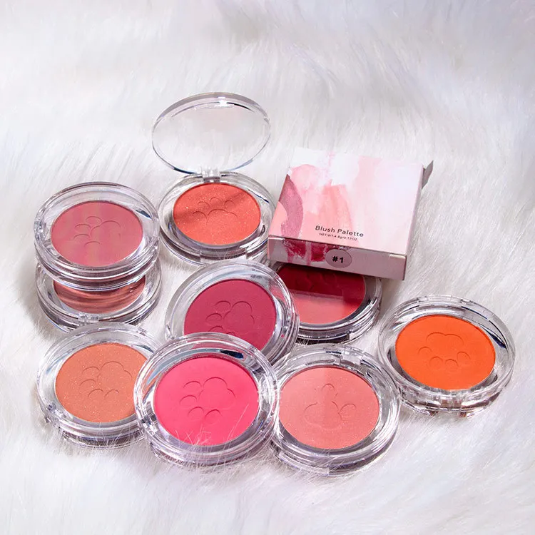 Wholesale Makeup Vegan Blusher Customized Powder Rose Blush On Make Up Private Label Blush