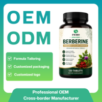Comprimés de Berbérine, Cannelle et Curcuma en Gros pour OEM – Végétaliens, Sans OGM, Complément pour la Santé Intestinale et Immunitaire, Marque Privée, 60/90/120 Comprimés